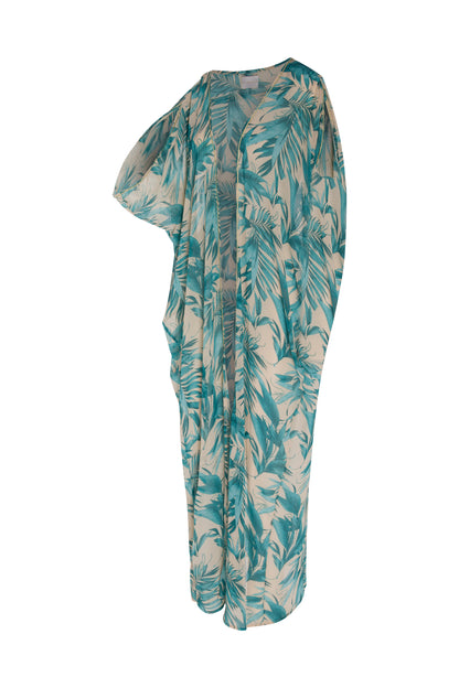 Ishtar Blue Star Fern Kaftan