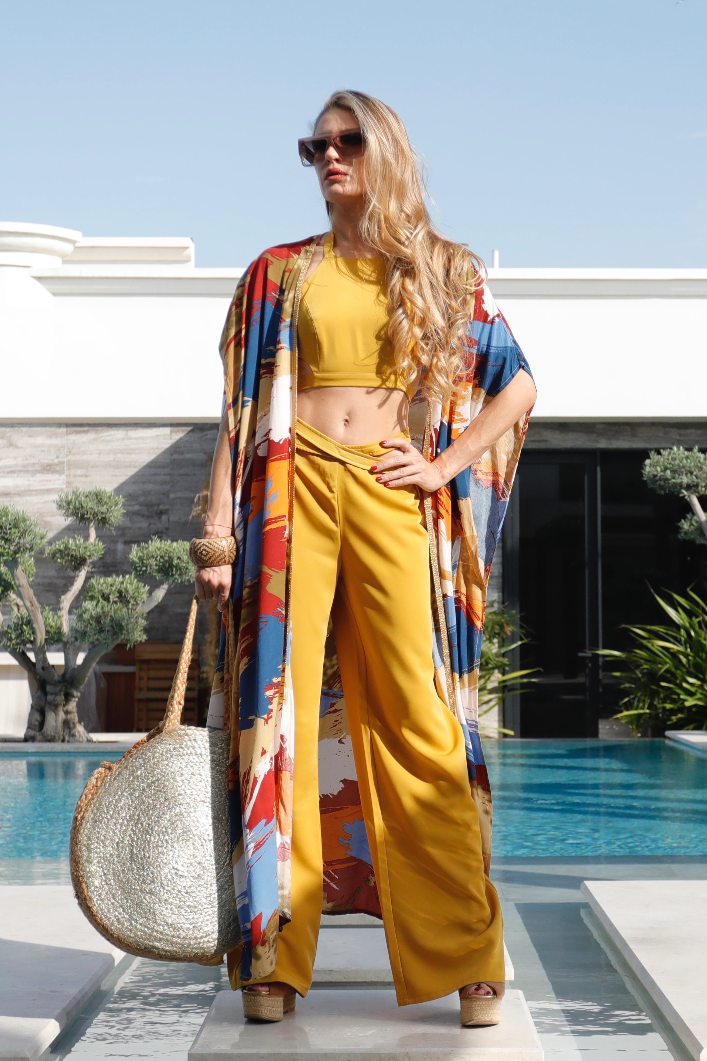 1001 Night Blue Kaftan